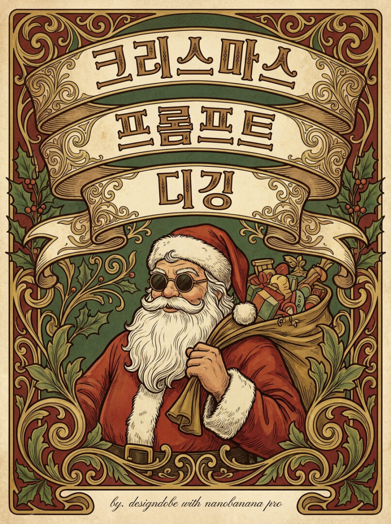 1910’s christmas card design